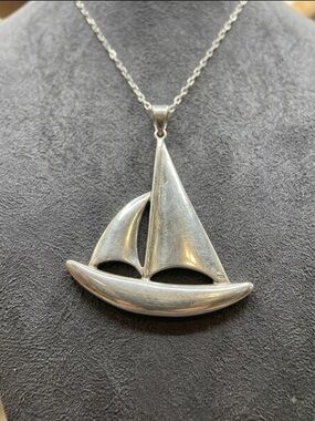 CC Boutique Sailboat Pendant Necklace